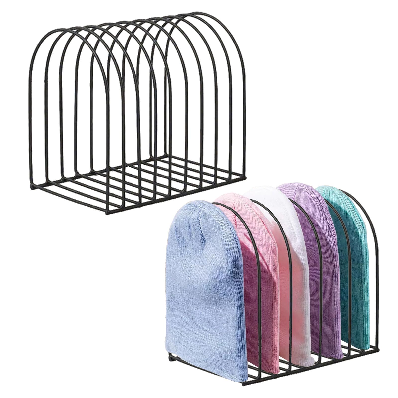 Support à casquettes en fer pour entrée et chambre | Organisez vos bonnets d'hiver en un geste