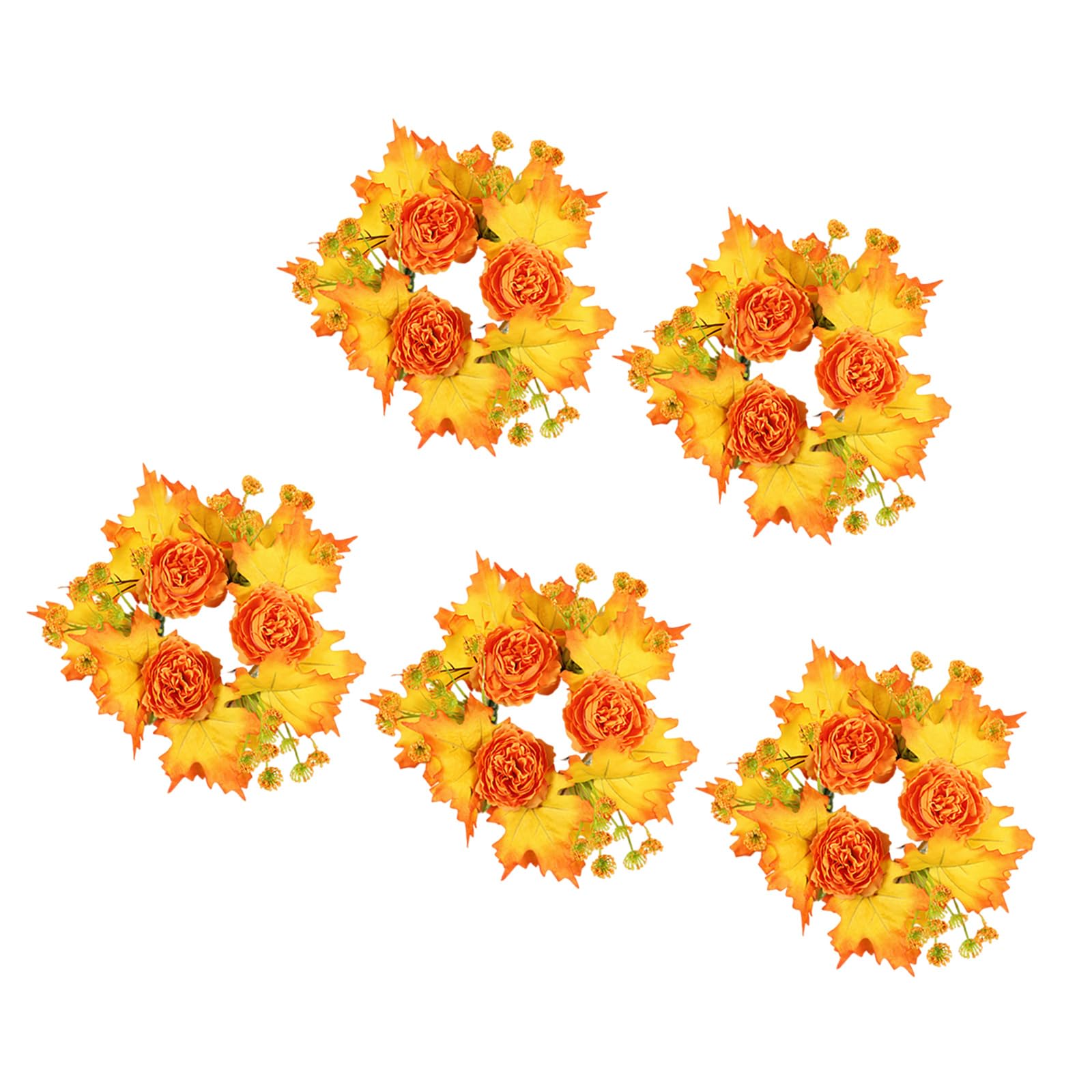 PANGBOER Autumns Table Centerpieces with Realistic Berries and Artificial Flower for Thanksgiving Decorations Thanksgiving Wreath