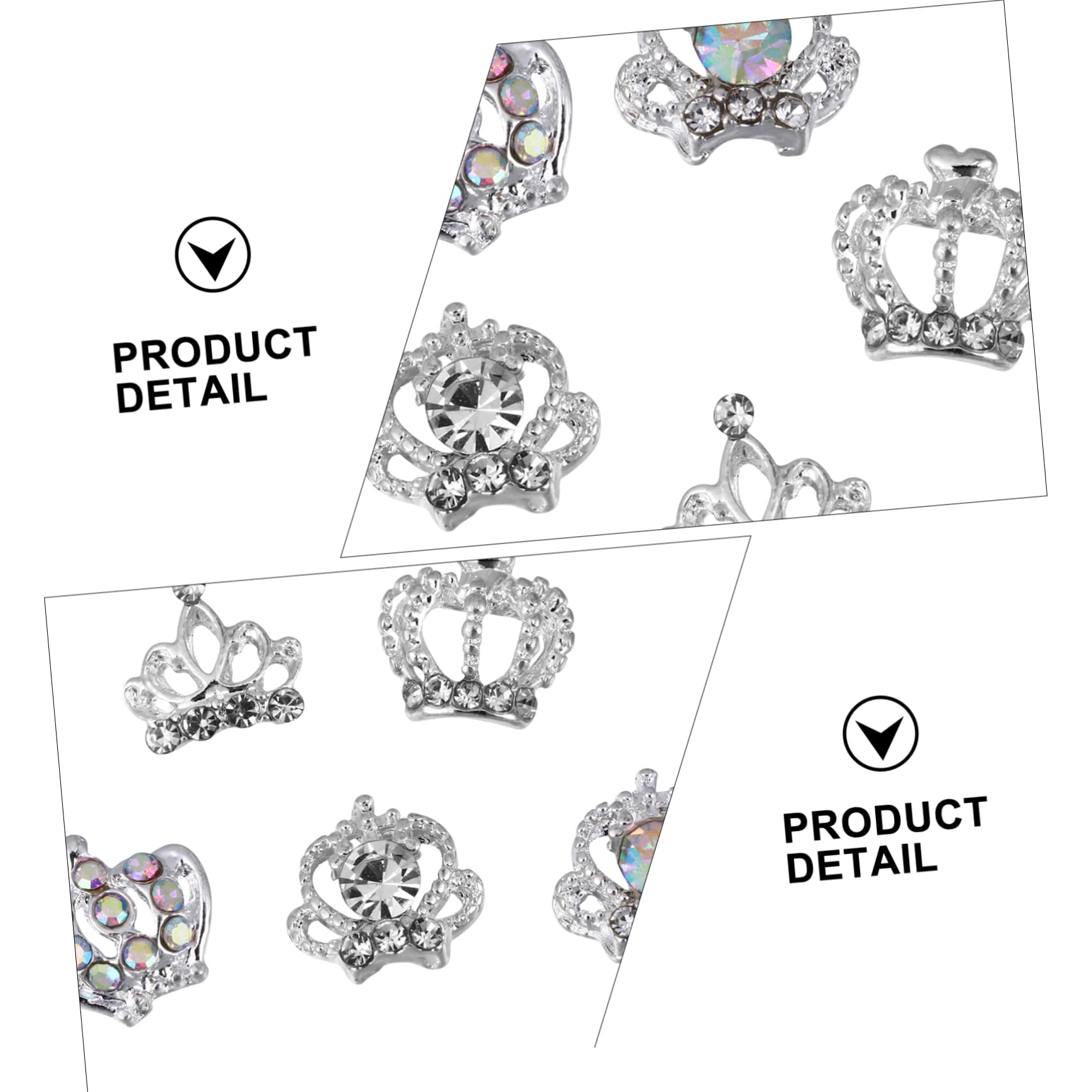 Beavorty 150piezas Parches De Aleación Para Decoración De Uñas Charms De Manicura Diseño De Brillantes De Arte De Uñas Accesorios Para y De Cumpleaños