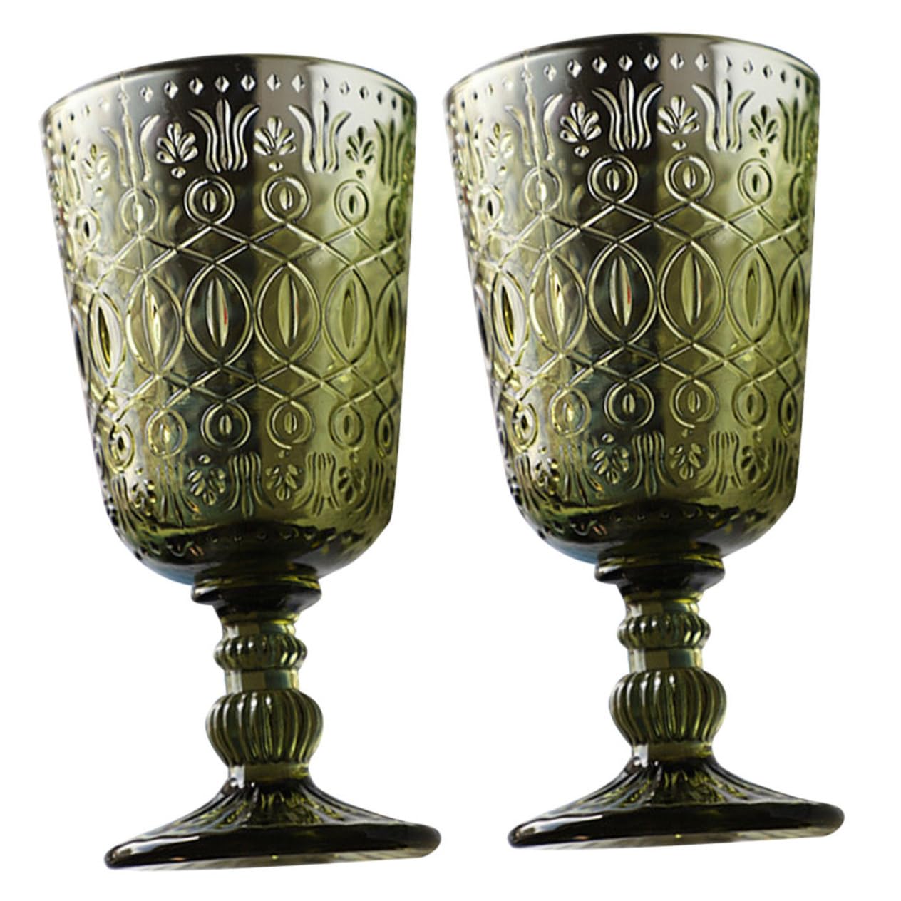 Verres à vin émaillé de style rétro pour illuminer vos réunions familiales