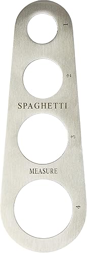 Fackelmann Sybaris misura spaghetti in acciaio per 1/2/3/4 porzioni da 18,5 cm