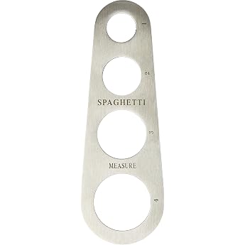 Fackelmann 40913 Steel Spaghetti for 1/2/3/4 Servings 18.5 cm Sybaris Colour Silver Quantity 1 Piece Rust-Free