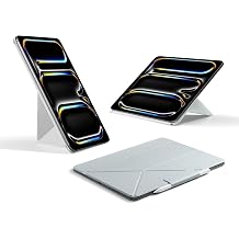 PITAKA for iPad Pro 13 Inch Case M5/M4, 5 Intuitive Angles, Folio 3-Blue