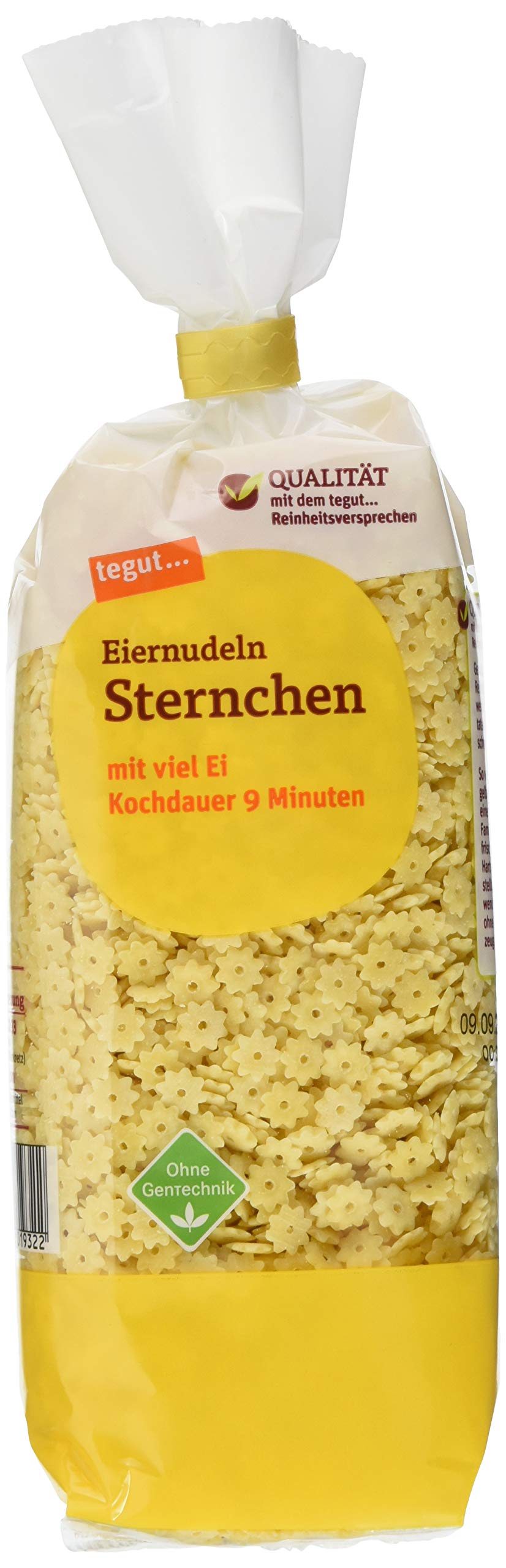 tegut... Eiernudel Sternchen, 250g