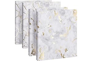 Y YOMA 3 Ring Binder Rose Gold Set of 4