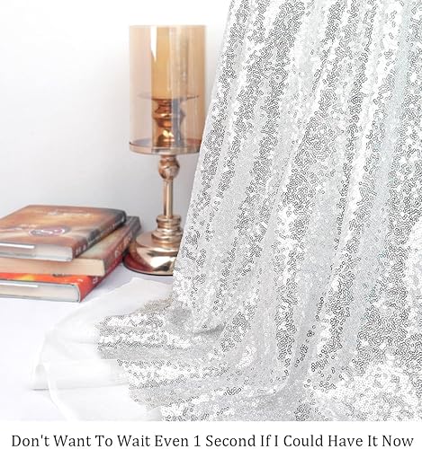 Vista 132 de Pardecor The Yard - Tela de malla con purpurina para coser, paño brillante (2 yardas, borgoña)