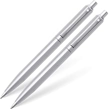Sheaffer Sentinel Brushed Chrome Ballpoint Pen & 0.7mm Pencil