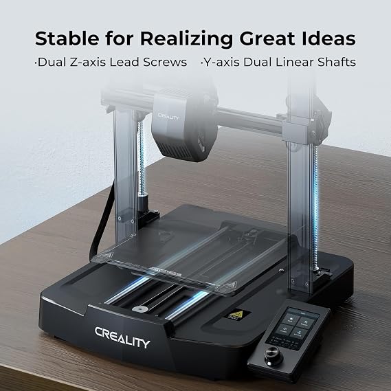Creality Ender 3 V3 SE 3D Printer, 250mm/s Faster Print Speed CR Touch Auto Leveling Sprite Direct Extruder Dual Z-Axis Auto Filament Loading Ender 3 Upgrade 3D Printer Print Size 8.66x8.66x9.84 inch
