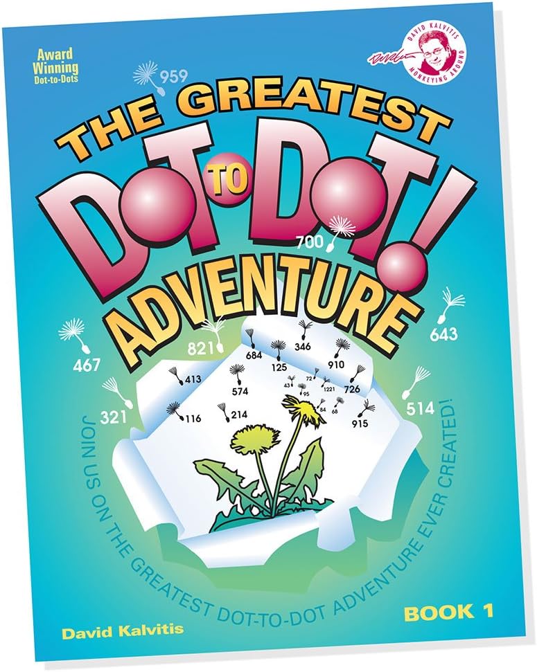 Greatest Dot-to-Dot Adventure (Book 1) - Activity Book - 4 Page Fold-Out Inside