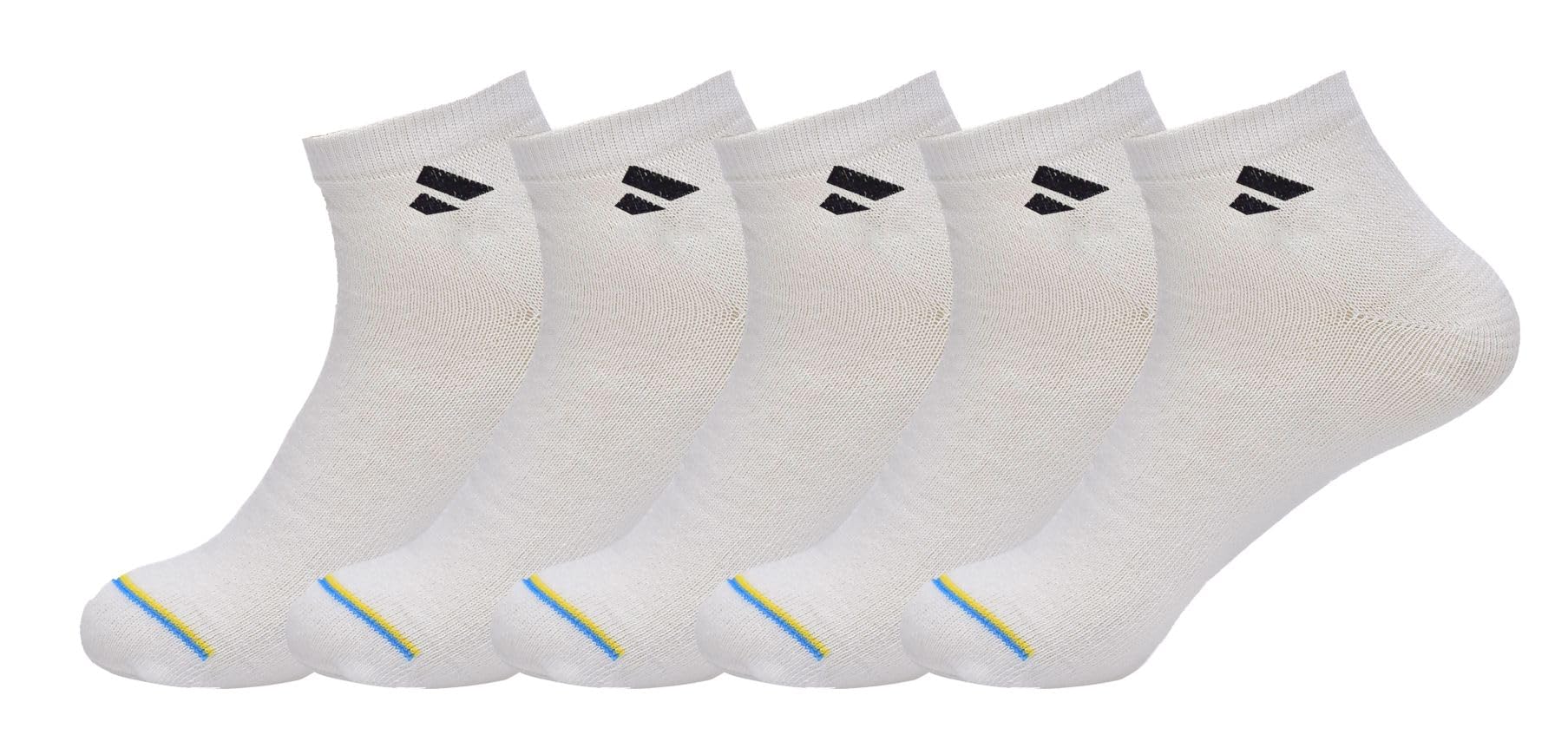 5 Pairs Men and Women Solid Ankle Length Socks SJW-2001-image-14
