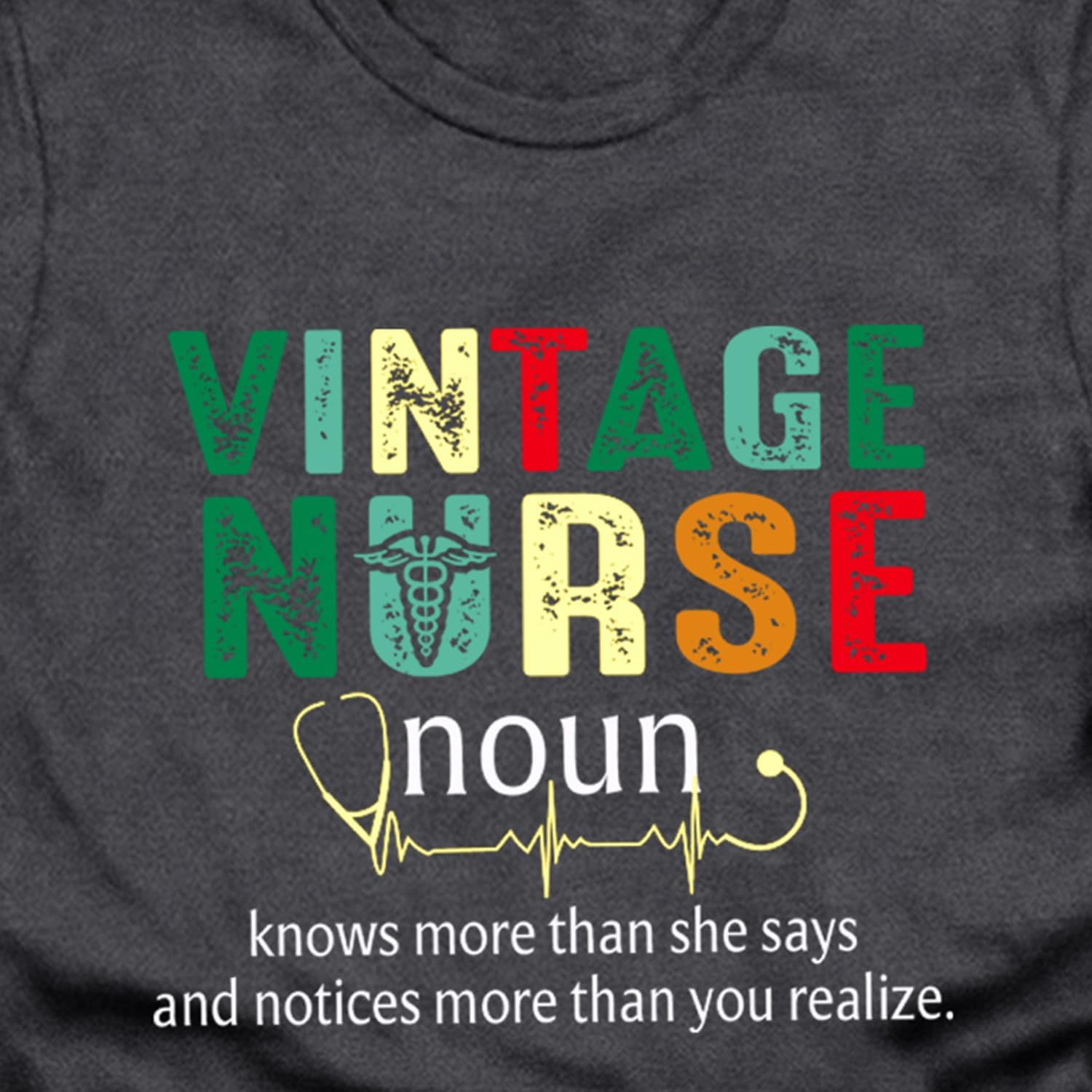 Nurse Shirt for Women Nurses Week T-Shirt Nursing Life Tee Tops - Image 5