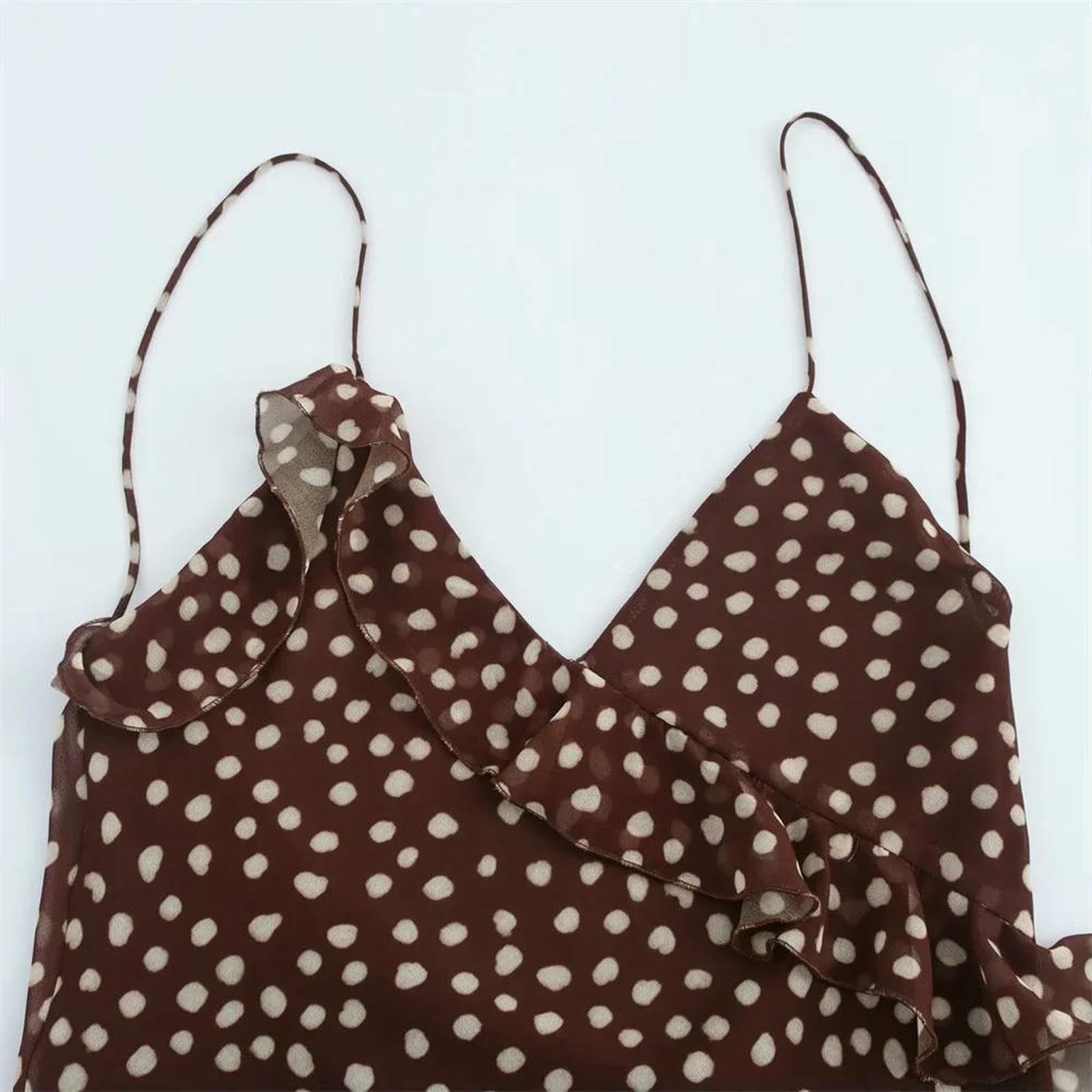 Abito Donna Invernale Abbigliamento da Donna Abito A Pois Decorativo A Strati di Temperamento Dolce E alla Moda-Multi-m
