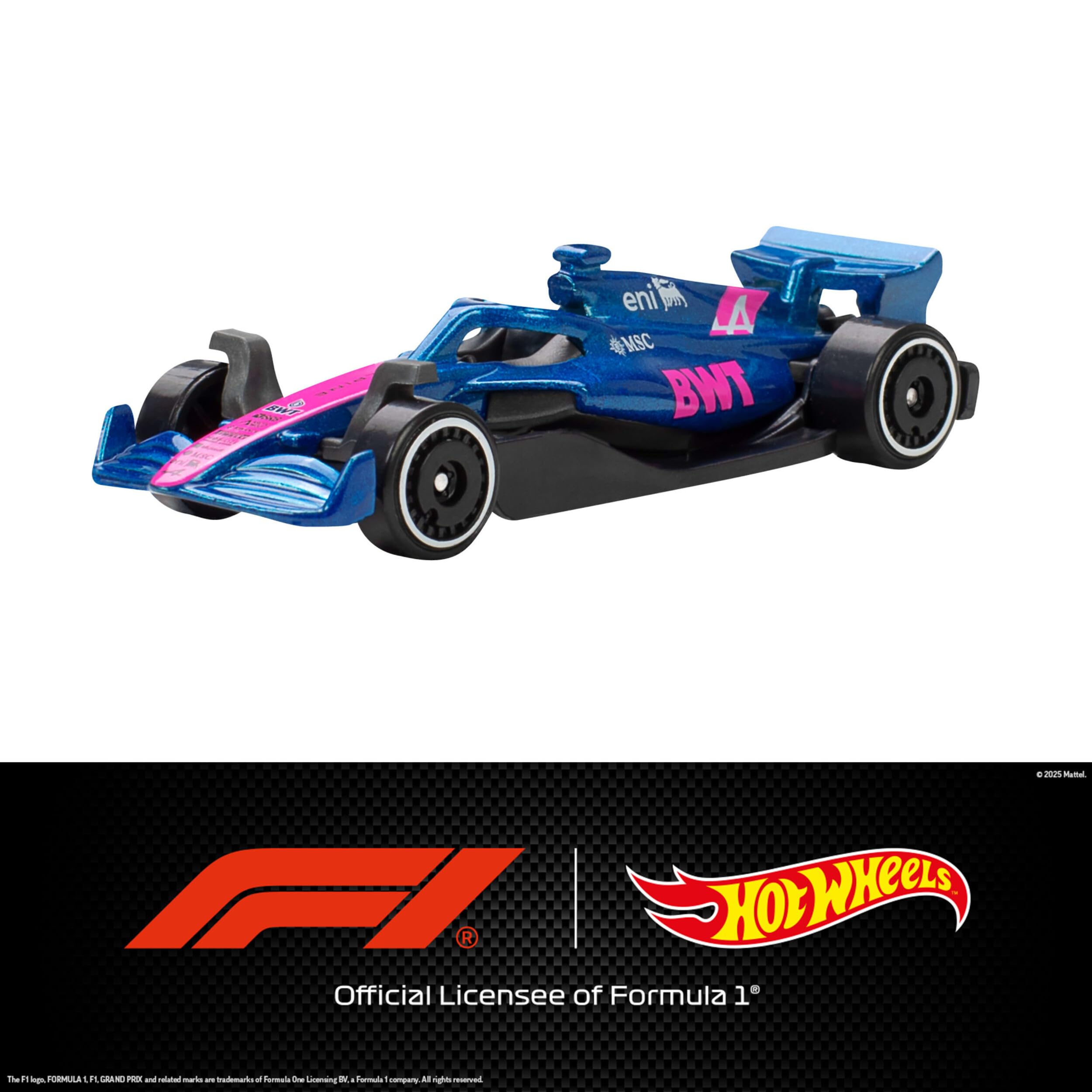 Hot Wheels Set da Collezione 5 Auto F1 Scala 1:64 Macchinine Premium JLN11