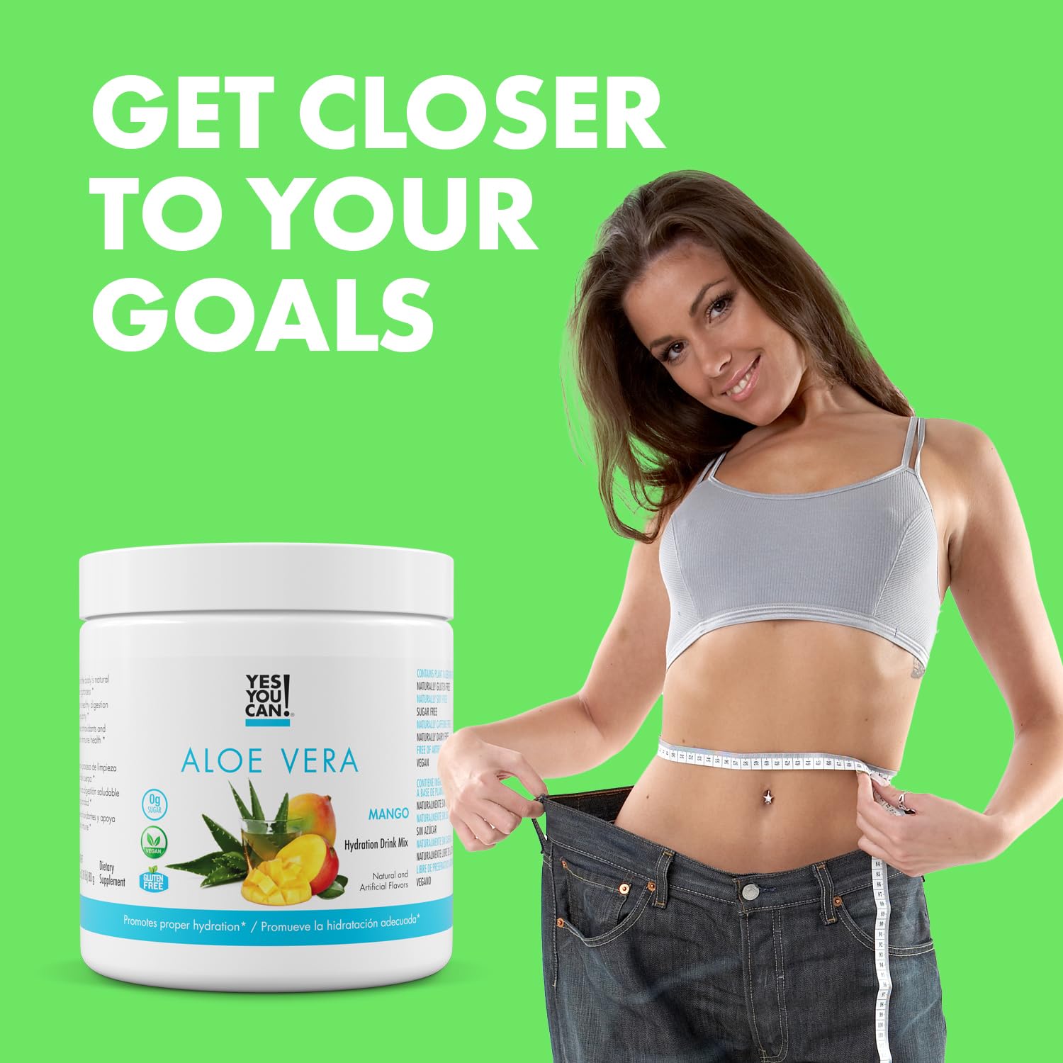 Yes You Can! Aloe Vera Drink Mix, Mango, 40 Servings — Amazon image 7