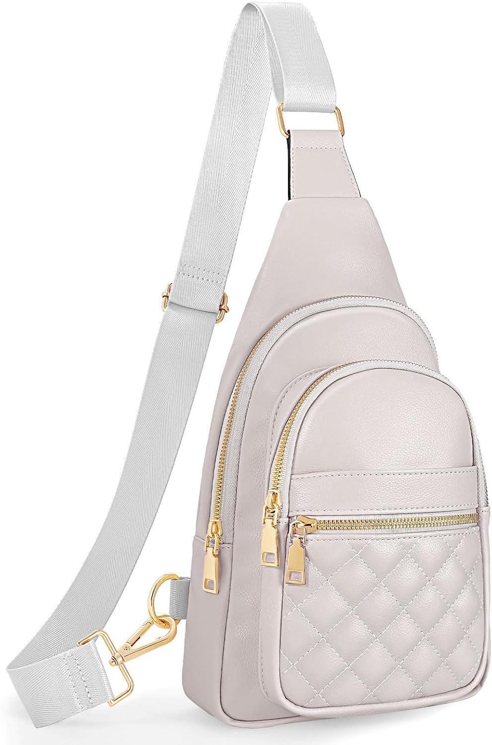 Sling Bag for Women Crossbody Leather Fanny Packs Chest Bag Fashion Sling Backpack Travel JASGOOD