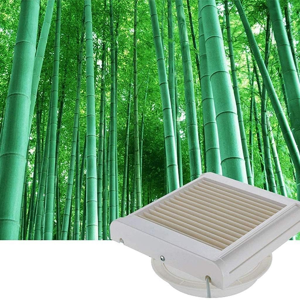 Quiet Exhaust Fan，Ventilation Fan, White Square or Wall-Mount for Bathroom Glass Window