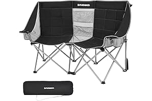 FUNDANGO Loveseat Camping Chairs for Big Person