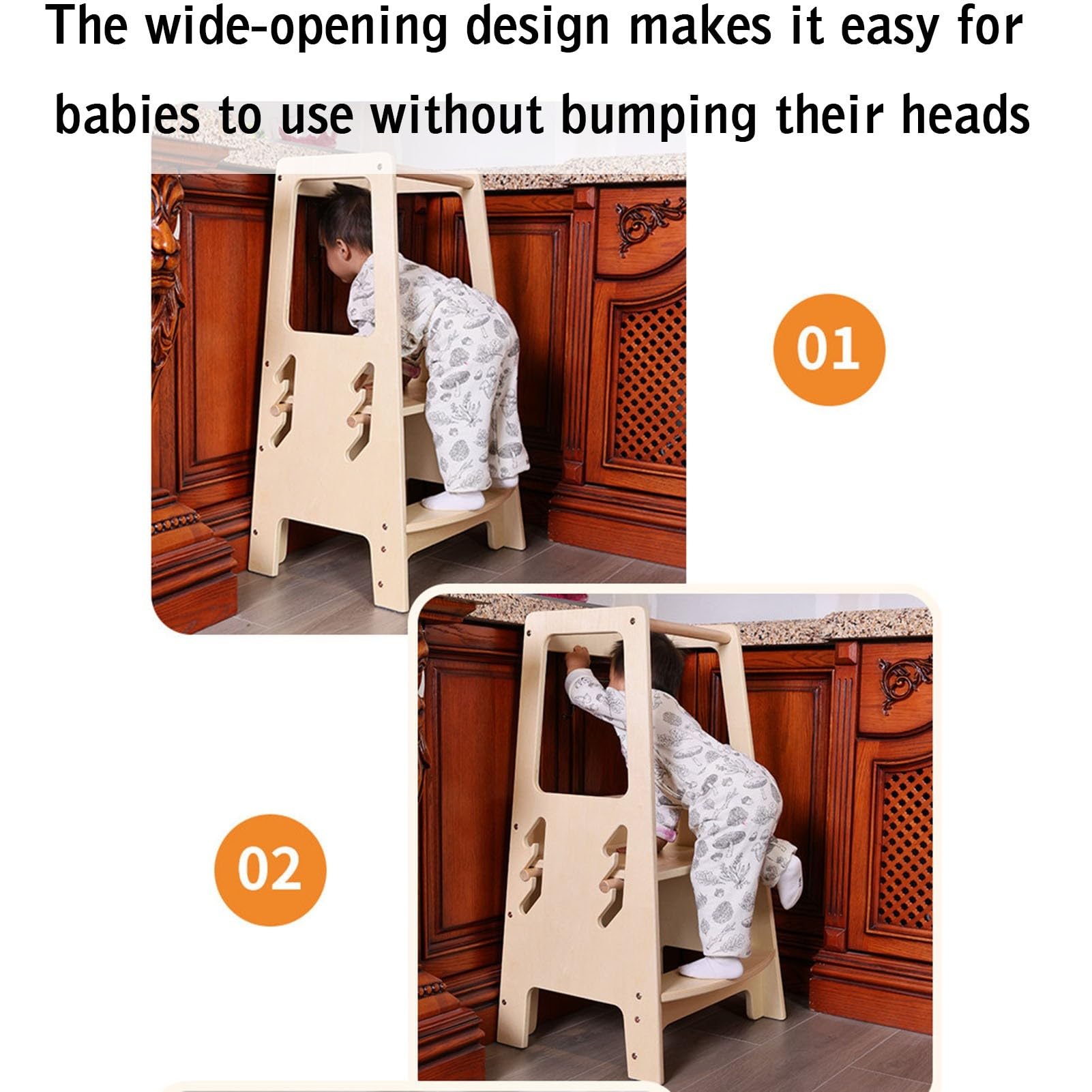 Le repose-pieds avec accoudoirs disponible différentes options de hauteur