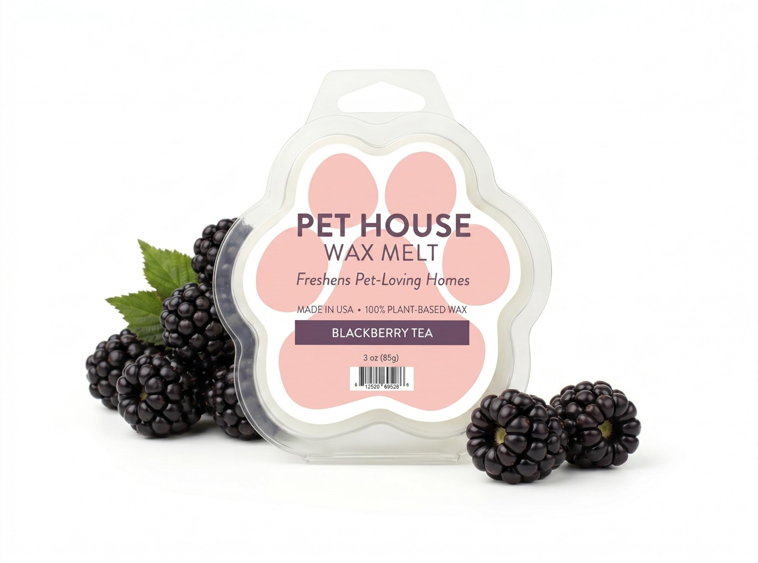 BlackBerry Tea Spring and Summer Wax Melts Plant-Based Wax, Pet House