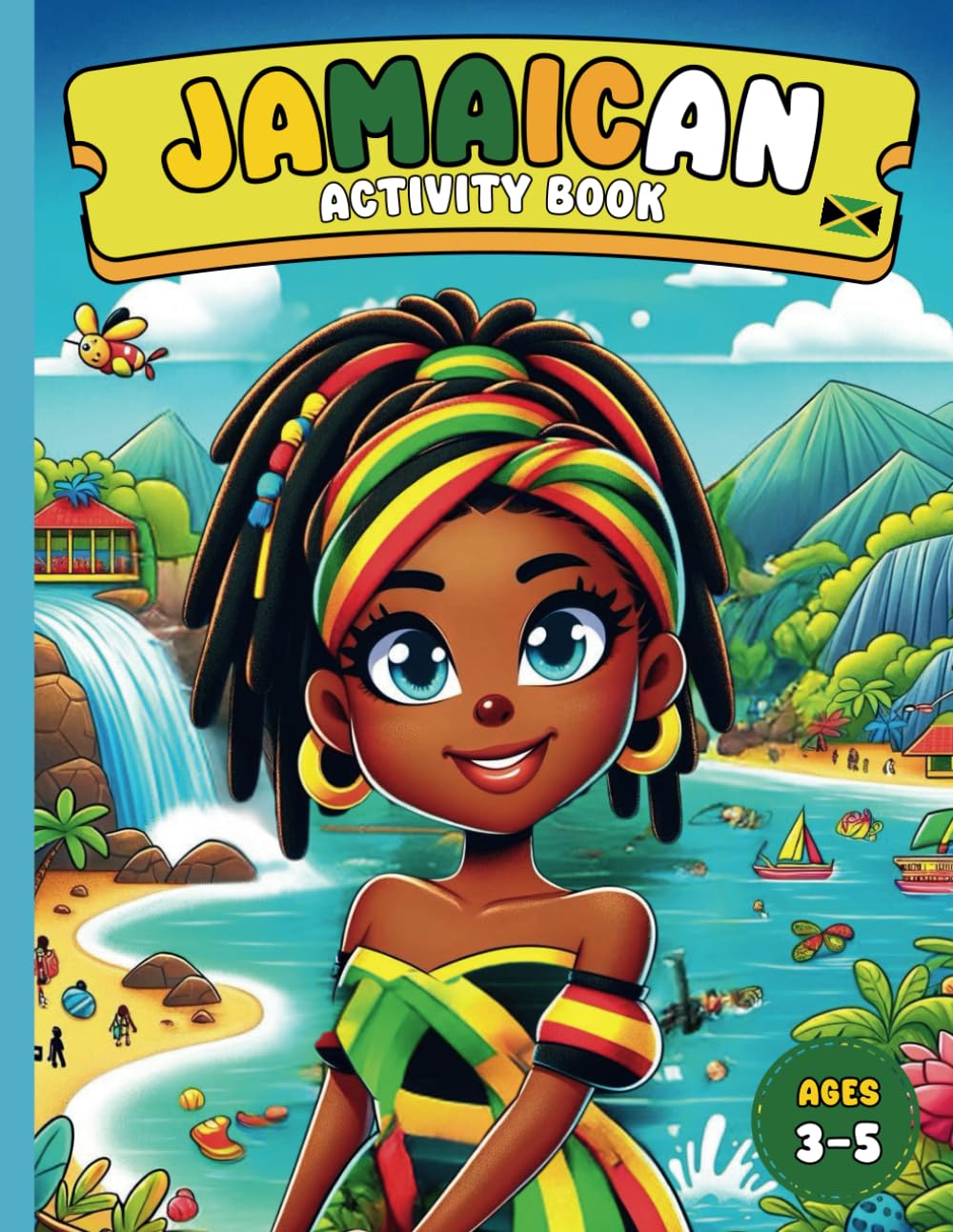 Jamaican Activity Book: For kids age 3-5. Helping children learn about Jamaican culture and language using coloring, numbers, counting and words.