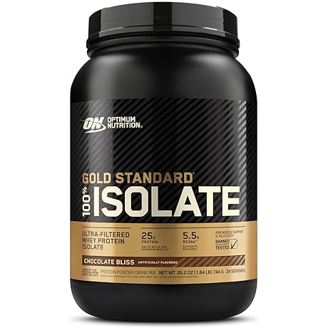 Optimum Nutrition Gold Standard 100% Isolate: Premium Whey for Unmatched Recovery