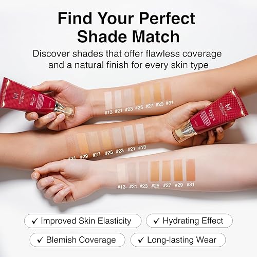 Miniatura 6 de Missha - Crema BB M de cobertura perfecta, SPF 42 PA+++, (#13 beige claro), código de Tienda verificado para autenticidad, 1.7 onzas fluídas (50ml),