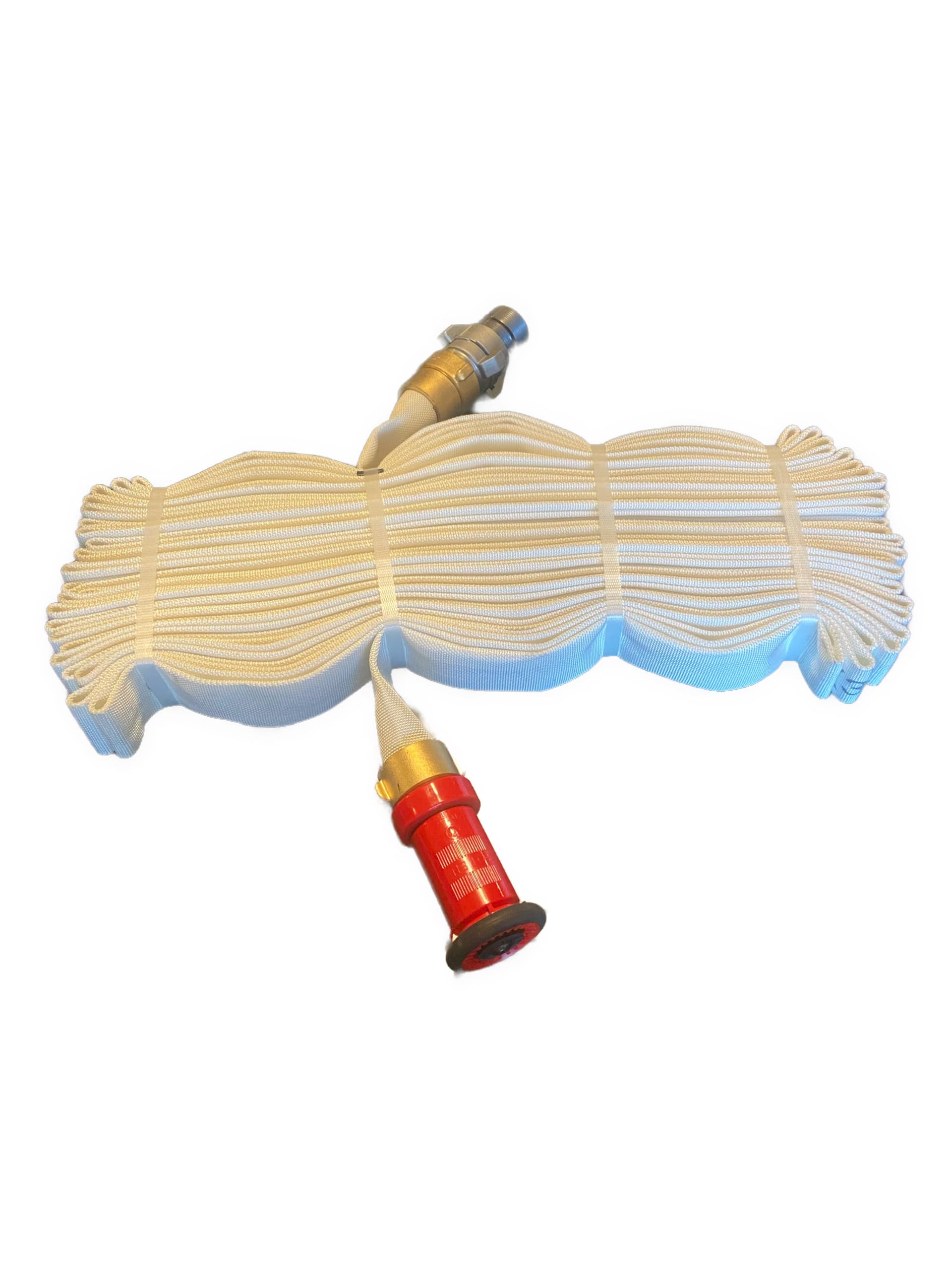 THE EXTINGUISHER GUYS Swimming Pool Fire Protection Kit | Easy-to-Use Quarter Turn Adapter | Fire Hose | Pool Pump Adapter | Nozzle | Provides Immediate Access to Pool Water incase of Fire (100ft)