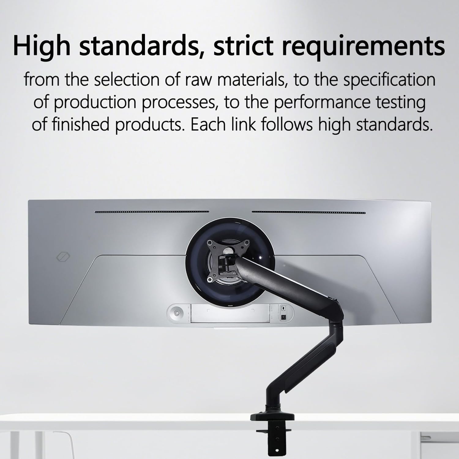 Odyssey OLED G9 VESA Mount Adapter Compatible with Samsung OLED G9 49-inch Monitors（Fits G91SD G93SC G93SD G95SC and G95SD ）– 75x75 to 100x100 Wall Mount Bracket