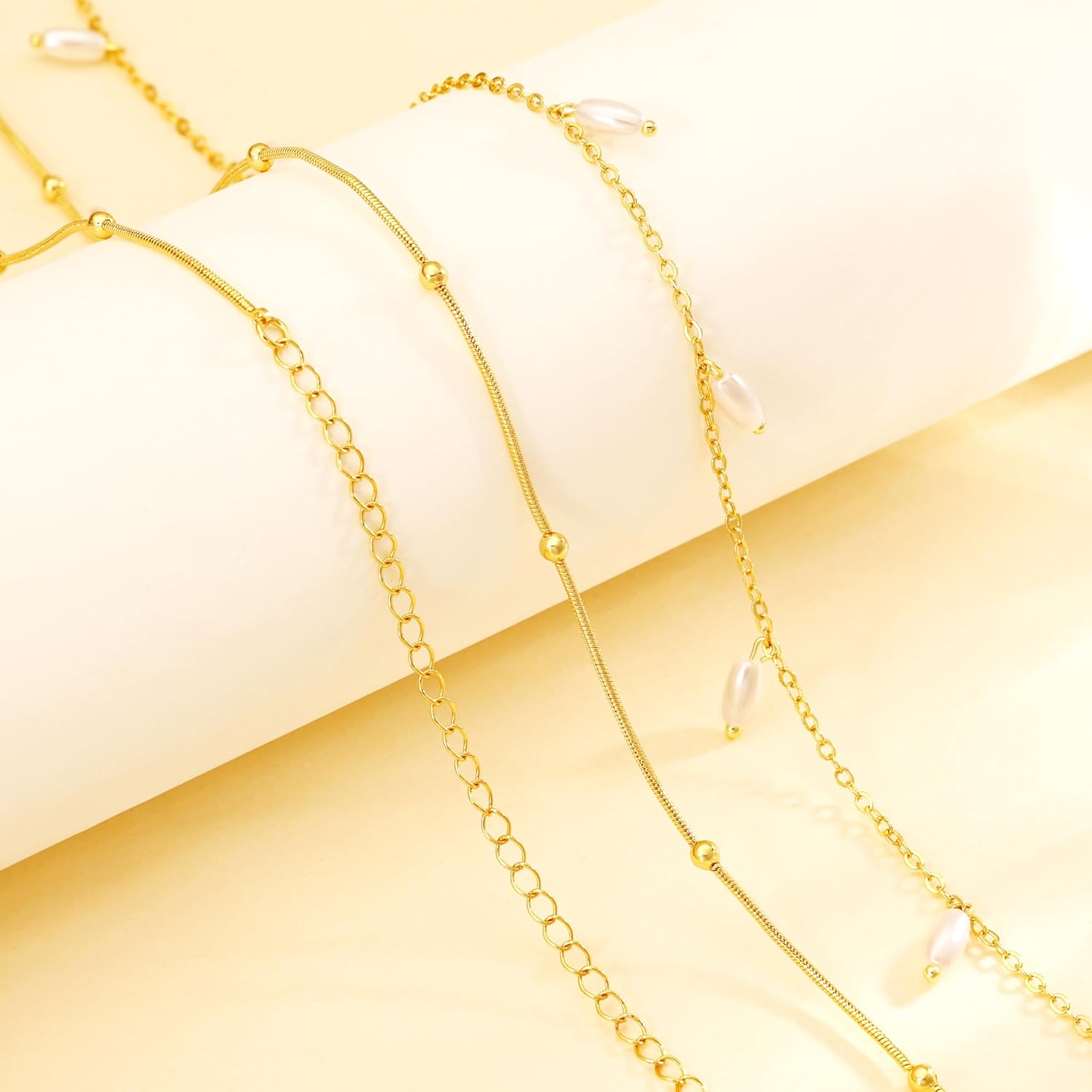 CHESKY Waist Beads for Women, 14k Gold Plated Waist Chain Cute Body Chain Gold Chain Belt for Womens Belly Chain Dainty Beach Fashion Accessories for Womens Gold Jewelry for Women Gifts - Image 7