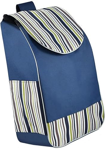 Miniatura 9 de Bolsa de repuesto para carrito de compras, bolsa de carrito para carrito de compras, bolsa de almacenamiento impermeable de tela Oxford, con