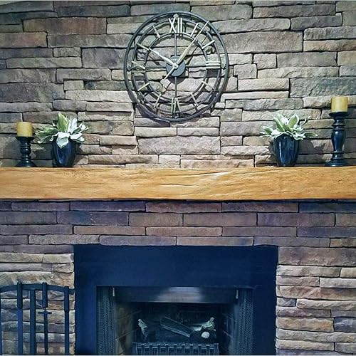 Miniatura 11 de Ekena Millwork MANURW04X04X36ZM Riverwood - Mantel para chimenea de madera sintética, 4 pulgadas de alto x 4 pulgadas de profundidad x 36 pulgadas