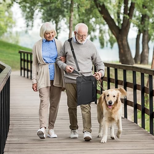 Miniatura 9 de Soporte para bolsa de catéter, soporte para bolsa de drenaje de orina con cubierta de tubo de drenaje y correa ajustable, resistente al agua y