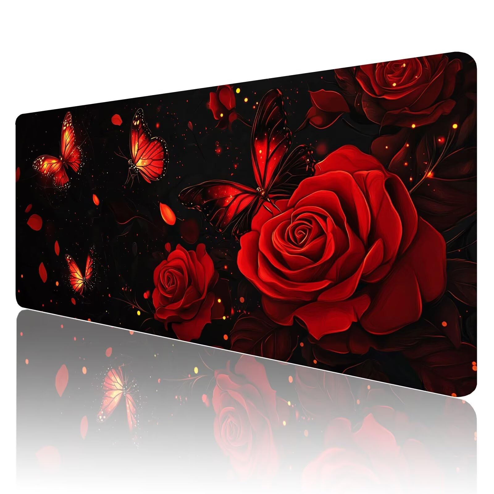 Tapis de Souris de Jeu Jaune Tapis de Souris XXL 1600x800x3mm Oiseau Tapis Souris Gaming Grand, avec Bords Surpiqués et Base en Caoutchouc AntidéRapant Surface, AméLiore La PréCision et La Vitesse D3