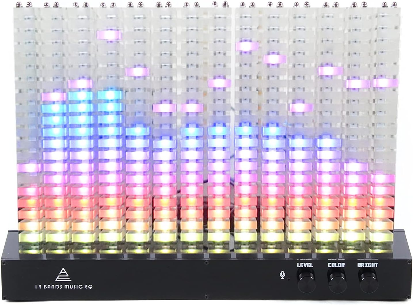 YIYIBYUS Spectrum Analyzer, 14Segment Spectrum Analyzer