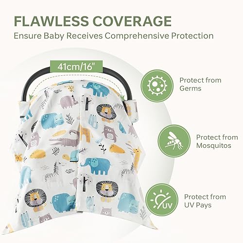 Miniatura 3 de Funda de asiento de automóvil para bebé, fundas de asiento de automóvil para niño y niña, fundas de asiento de automóvil para invierno, cálida y