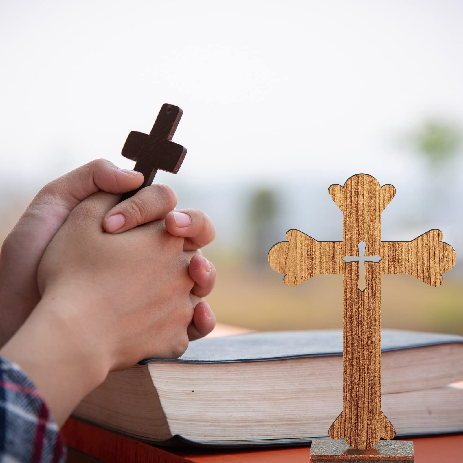 Croix En Bois Fleurie Baptême – Cadeau & Décoration - Les Petites Créa