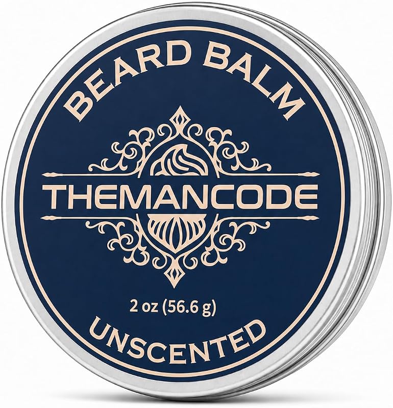 THEMANCODE Bálsamo para Barba Sem Fragrância, 2 oz