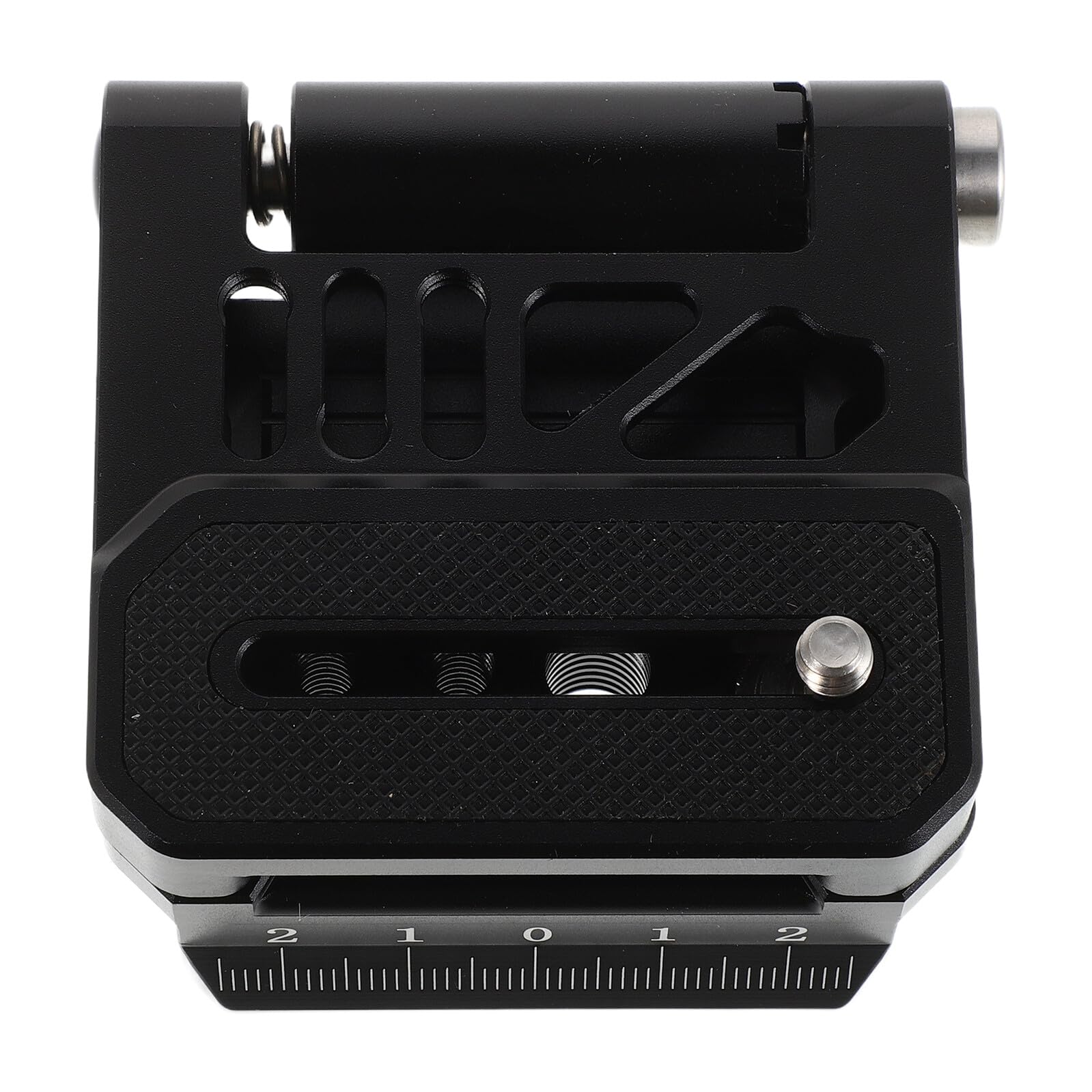 Zerodeko Soporte de Cámara en L de Aleación de Aluminio con Placa de Liberación Rápida Plegable Compatible con Cámaras DSLR con Conmutación Vertical y Horizontal para Fotografía