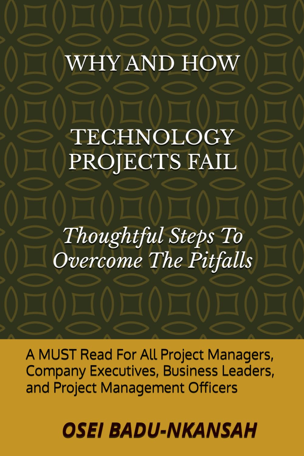 WHY AND HOW TECHNOLOGY PROJECTS FAIL: THOUGHTFUL STEPS TO OVERCOME THE PITFALLS