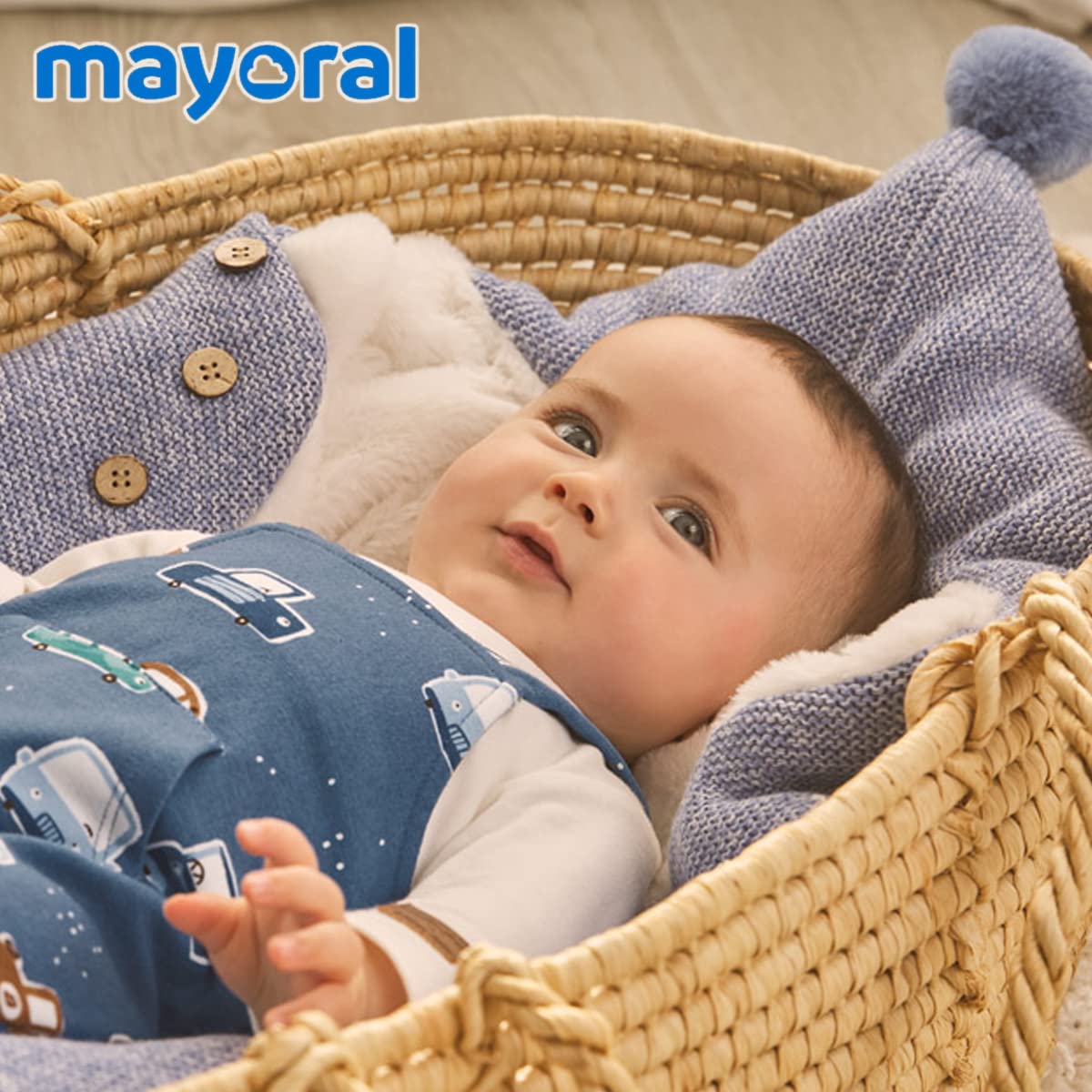 Mayoral Saco Silla Estampado Bebe (Azul)