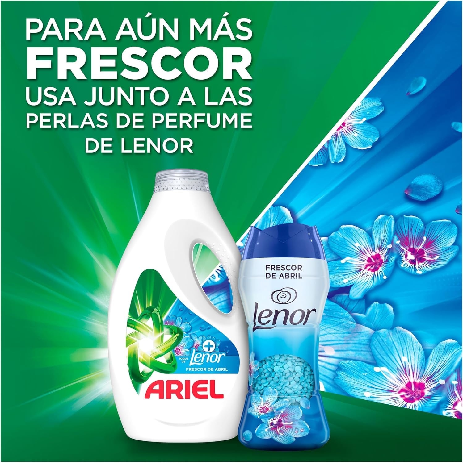 Ariel Liquido Frescor Abril 4x25