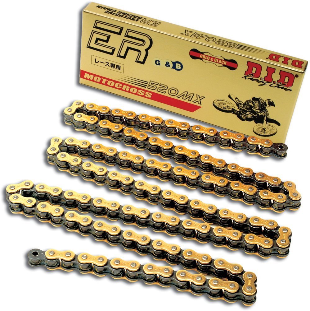 D.I.D 520 mx-140 Oro 140-link Alto Rendimiento Resistente Cadena con Connecting Link