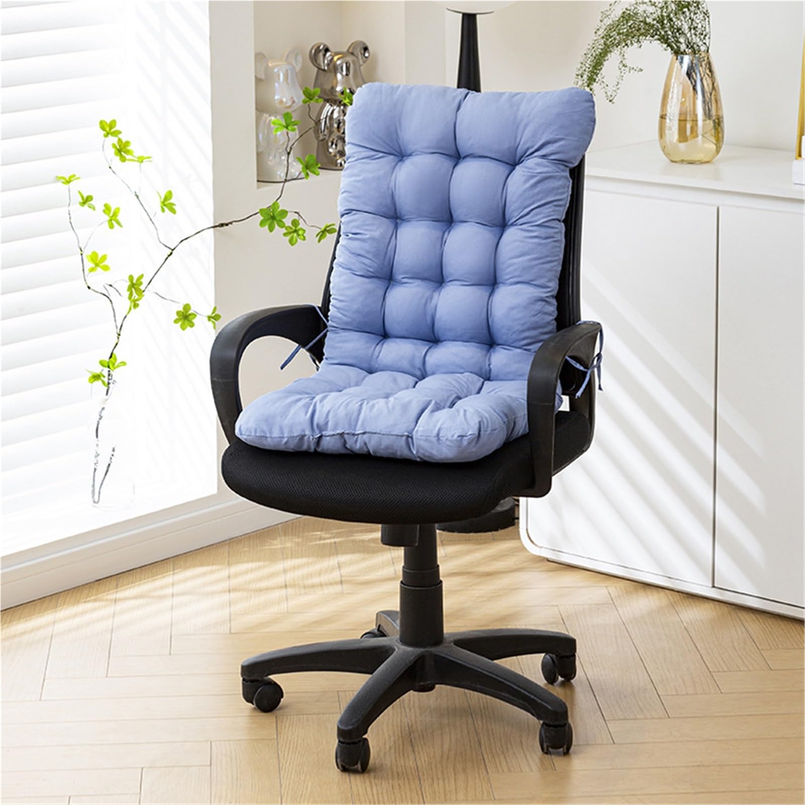 Chaise à bascule à dossier haut stable sans glissement coussin confortable