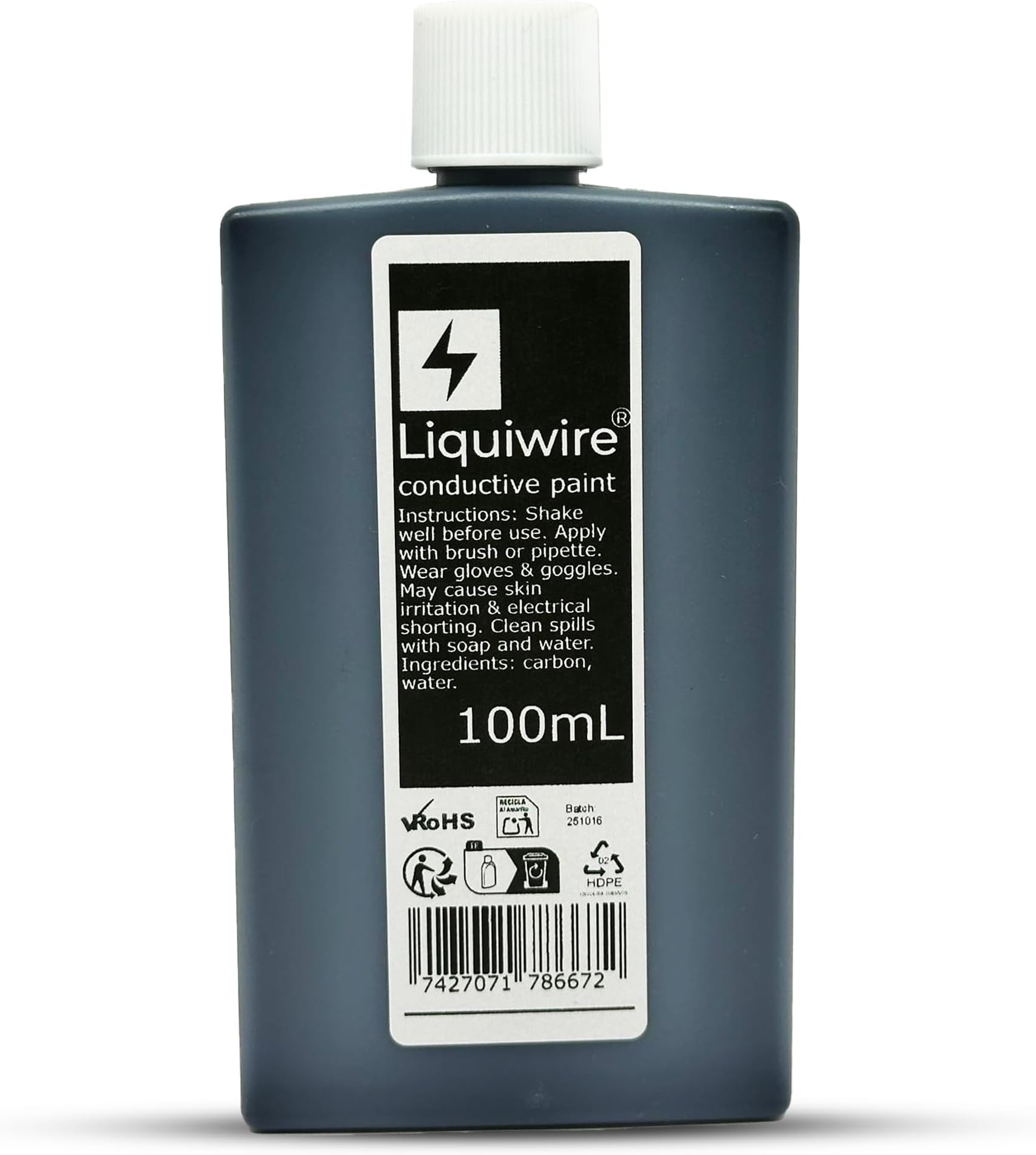 Electrically Conductive Paint for Guitar Shielding, PCB Repair and DIY Applications (100 ml)