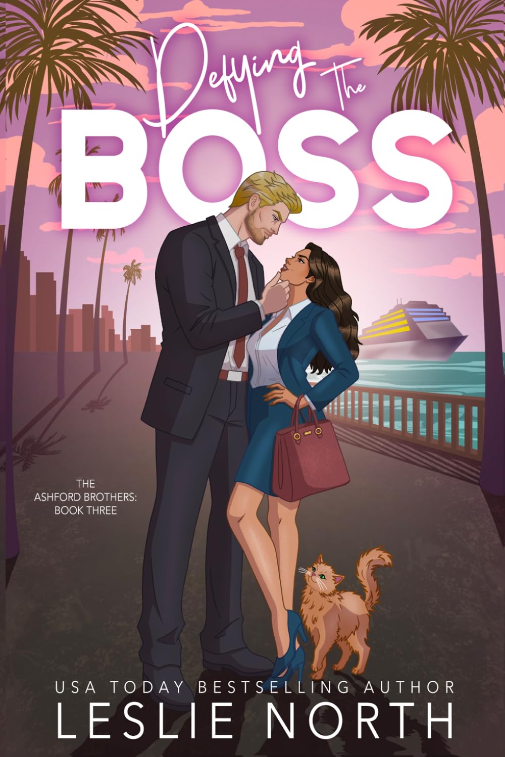 Defying the Boss: A Grumpy Sunshine Billionaire Boss Romance (The Ashford Brothers)