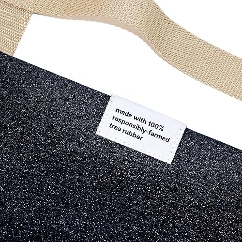 Miniatura 3 de Yogo Esterilla de yoga de viaje plegable ultraligera con correas adjuntas, goma vegetal certificada FSC, agarre pegajoso, antideslizante, la mejor