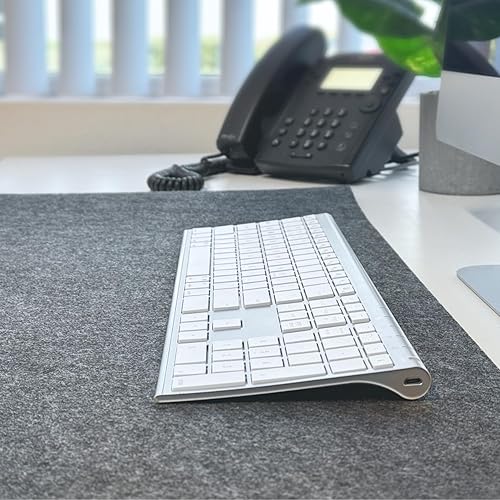 Miniatura 2 de Macally Teclado Bluetooth inalámbrico para Mac, compatible con Apple Keyboard o MacBook ProAir, iMac, multidispositivo, hasta 3 dispositivos con 110