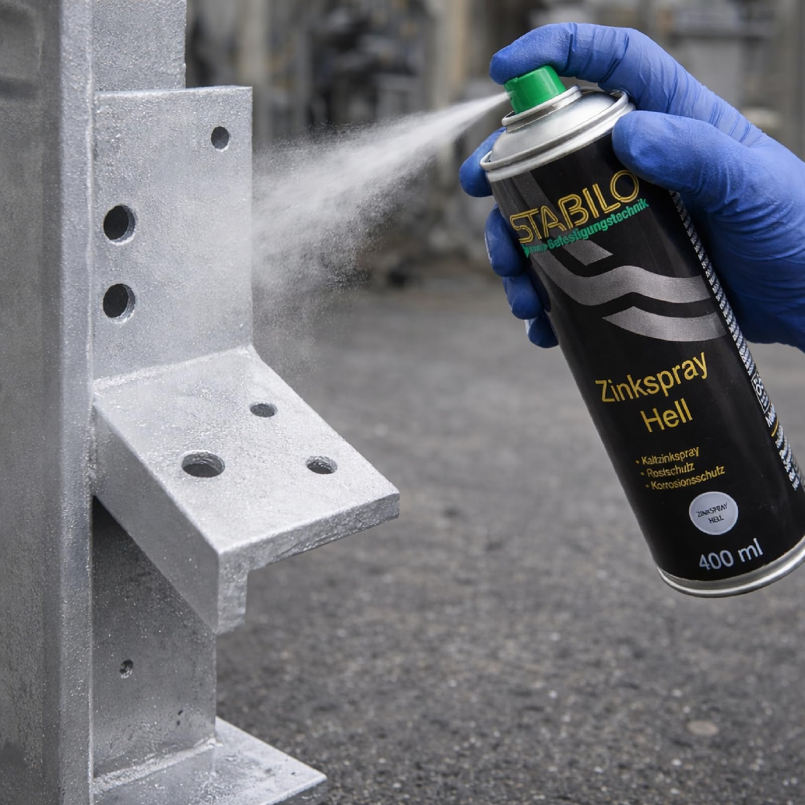 12x Zinkspray hell 400ml | Rostschutz, Korrossionsschutz, Grundierung, Rostschutzfarbe – hervorragendes Haftvermögen & hohe Abriebfestigkeit | 12 Stück