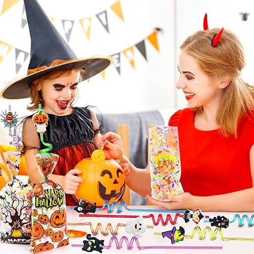 Miniatura 12 de 24 popotes reutilizables para decoración de fiesta de cumpleaños, suministros para fiestas de cumpleaños, marcadores de bebidas con 2 cepillos