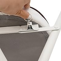 Vista 7 de Taburete de bar plegable con respaldo, taburete plegable alto, taburetes portátiles acolchados, taburetes plegables de altura de mostrador